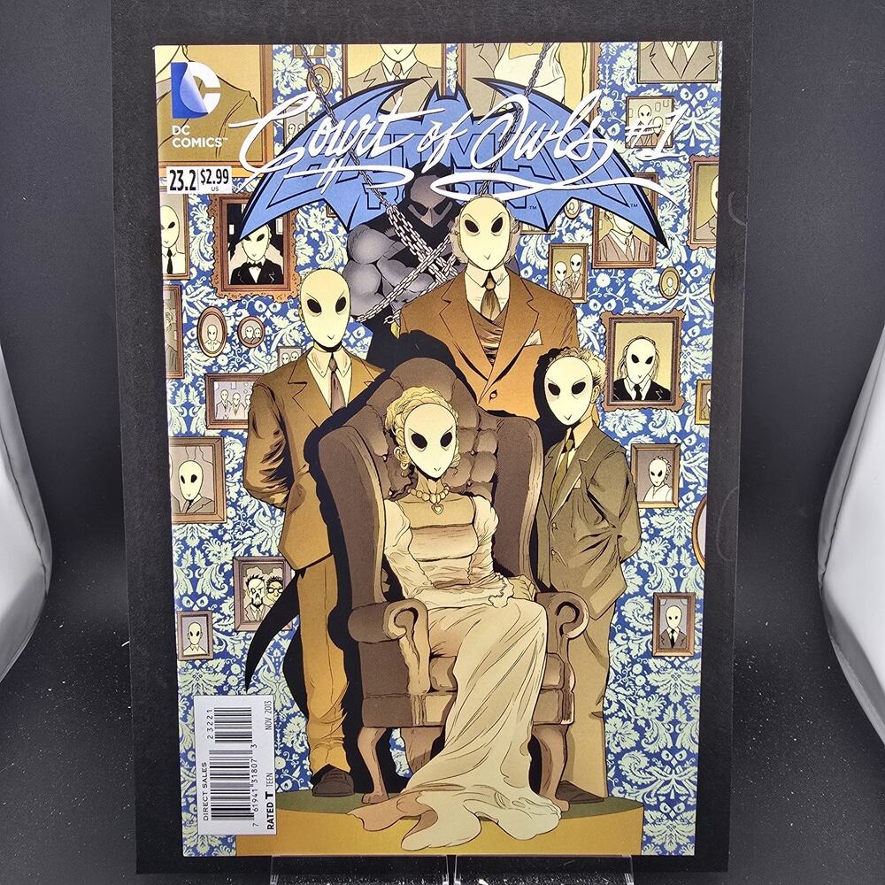 BATMAN AND ROBIN 23.2 COURT OF OWLS #1 (2013) 3D LENTICULAR MOTION COVER NM/NM+